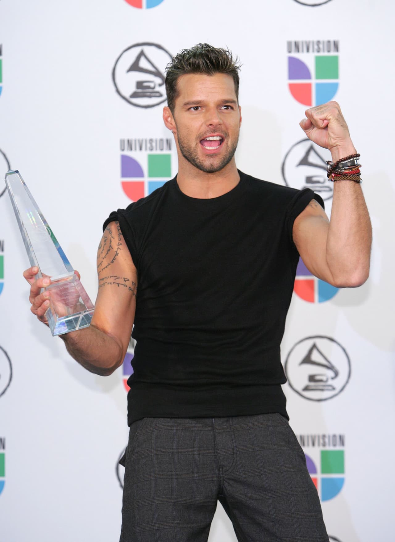 Con su admirable sonrisa que contagia y sencillez, Ricky Martin fue distinguido en 2006.