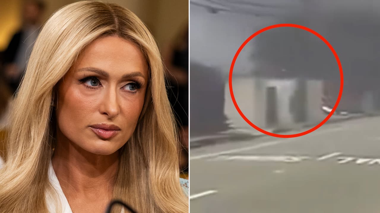 Paris Hilton se entera en vivo por TV que se queda sin casa tras incendios: así reacciona