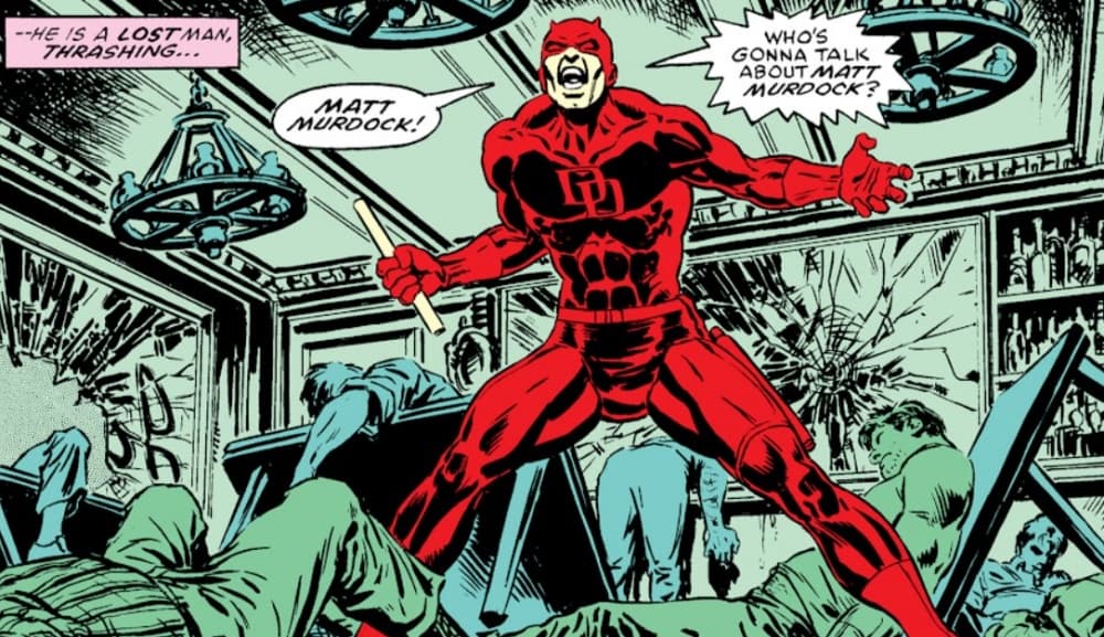 Daredevil en el cómic de 'Daredevil: Born Again'