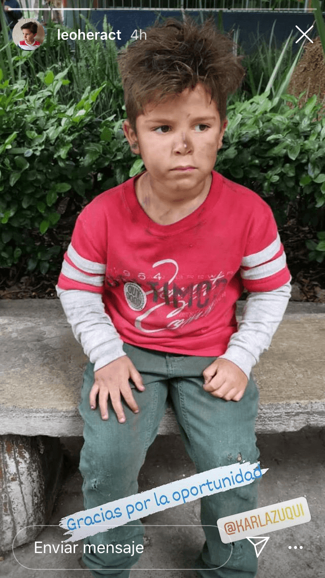 En otra foto agradeció a Karla Zuqui, directora de casting de la exitosa serie, por la oportunidad de incluirlo en ella. 
<br>