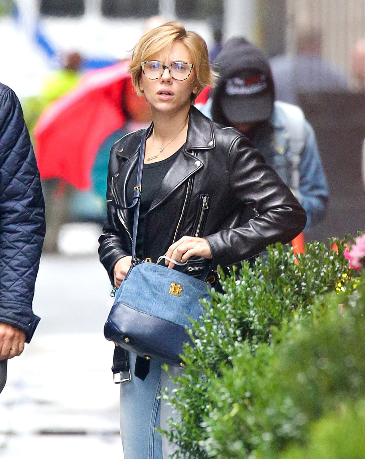 Los paparazzi captaron a Scarlett Johansson en Nueva York.