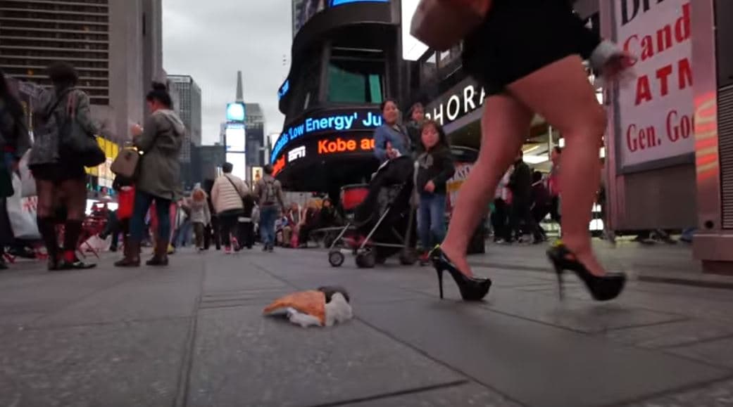 Una Pizza Rat a control remoto atemorizó a decenas de neoyorquinos