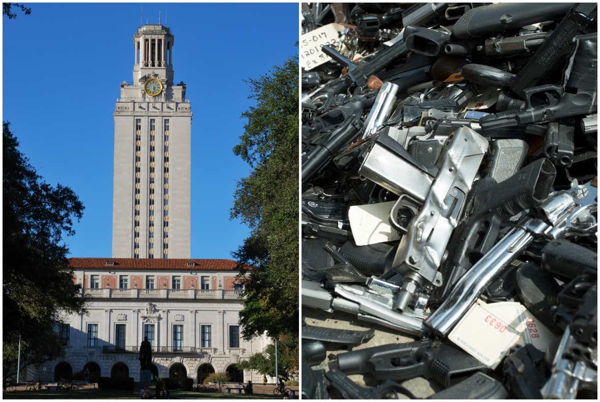 Anuncian reglas para portar armas en la Universidad de Texas
