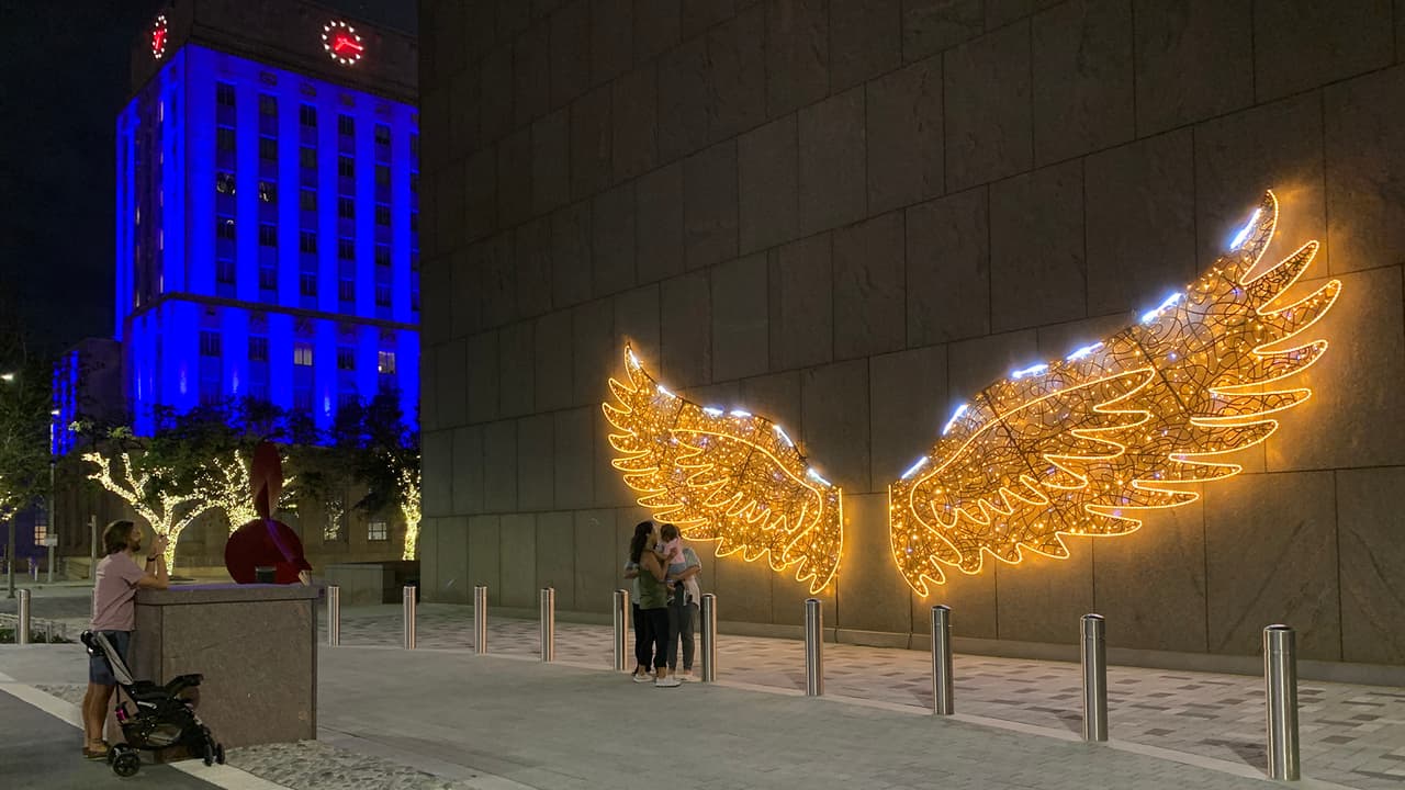 Otro lugar para visitar y tomarse unas buenas fotos es en el Ayuntamiento de Houston.