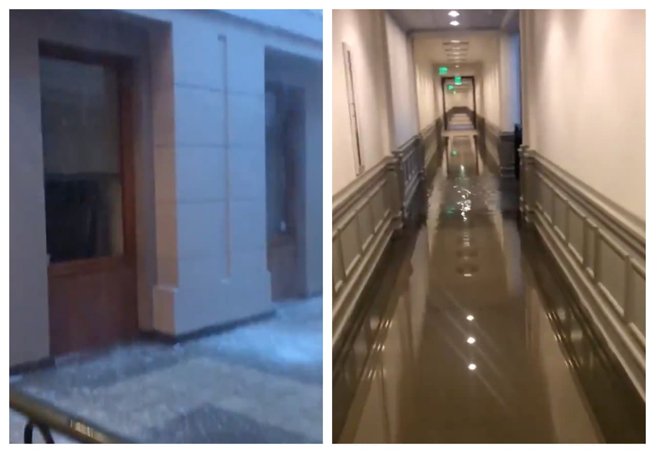 Capitolio de Texas se inunda por las fuertes lluvias registradas en Austin