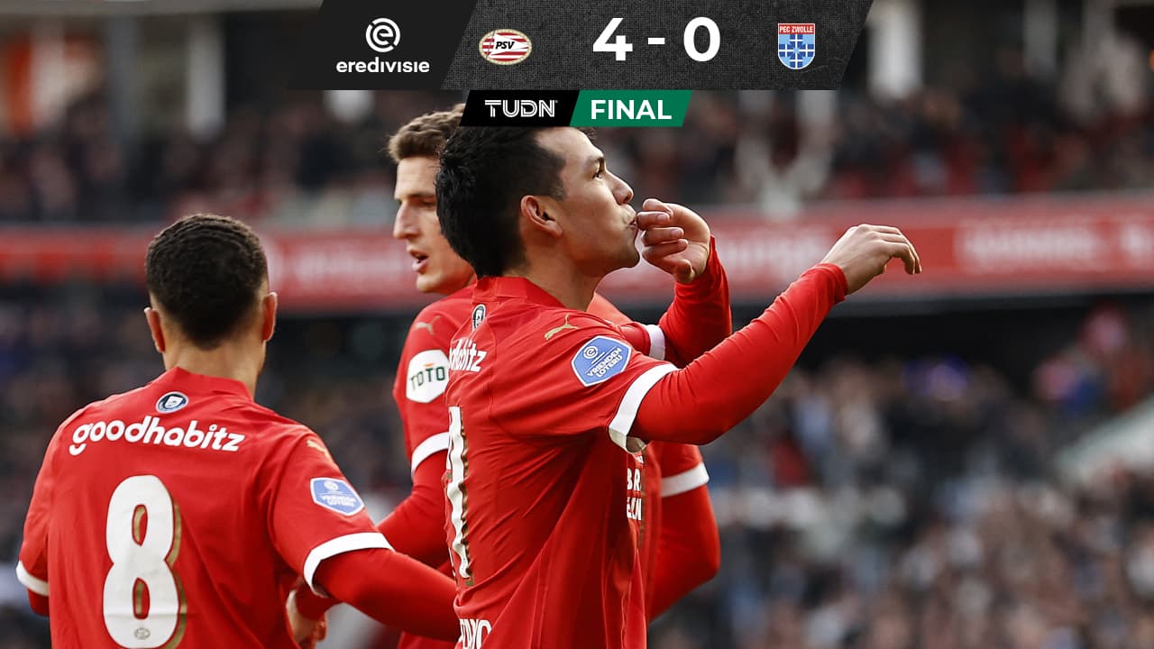 Chucky marca su quinto gol con PSV en liga