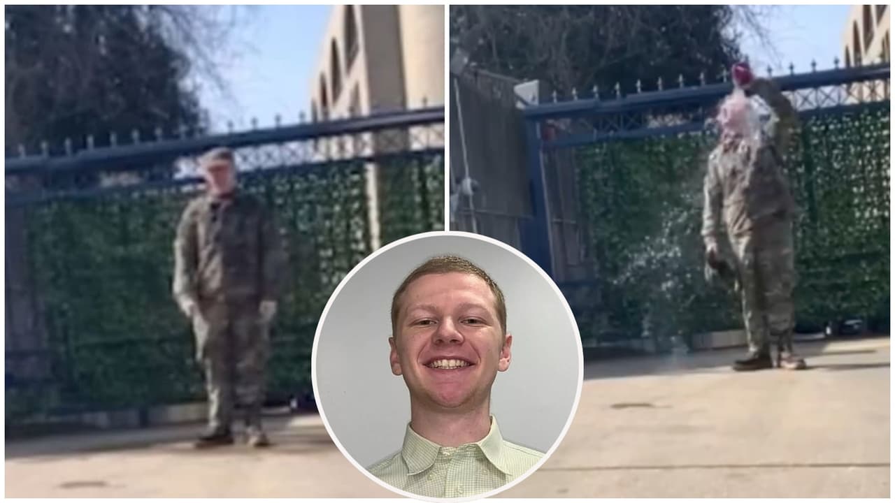 Lo que se sabe de Aaron Bushnell, el miembro de la Fuerza Aérea de EEUU que se prendió fuego frente a la embajada de Israel