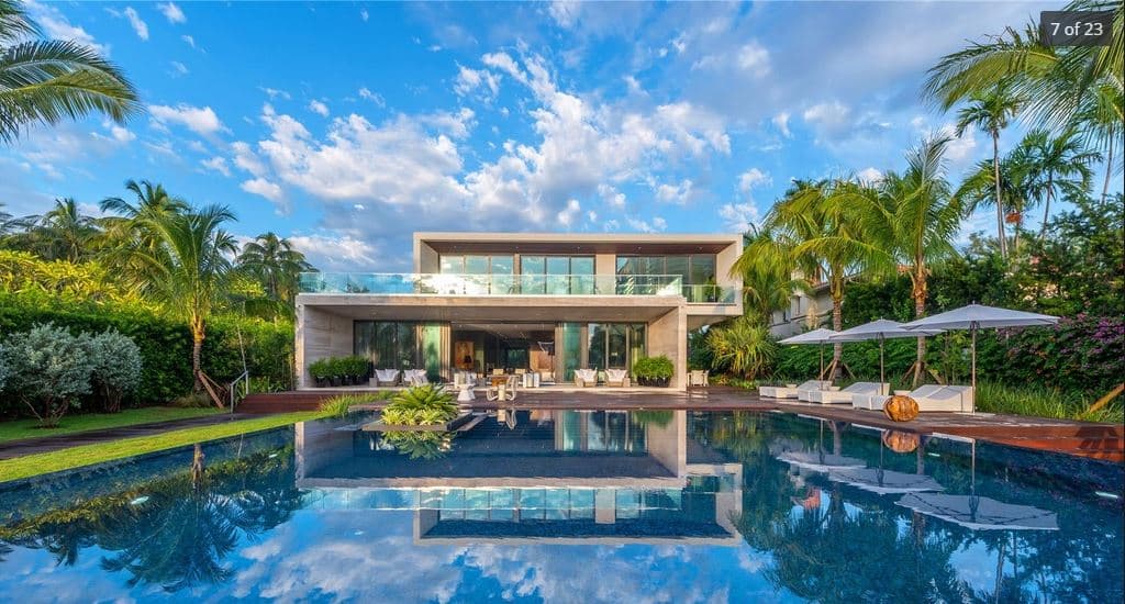 Venden por 19.5 millones de dólares mansión en Miami Beach