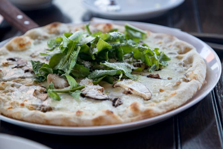 Pizza de hongos y espinaca | Reto 28 