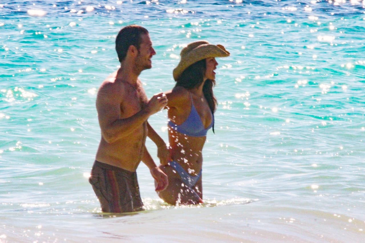 El sábado en la noche, los dos estuvieron invitados al desfile de la casa Dior en Tulum, México.