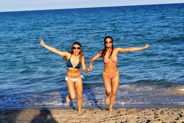Las chicas de Nuestra Belleza Latina se escaparon a la playa y deleitaron a los caballeros con sus espectaculares curvas latinas.