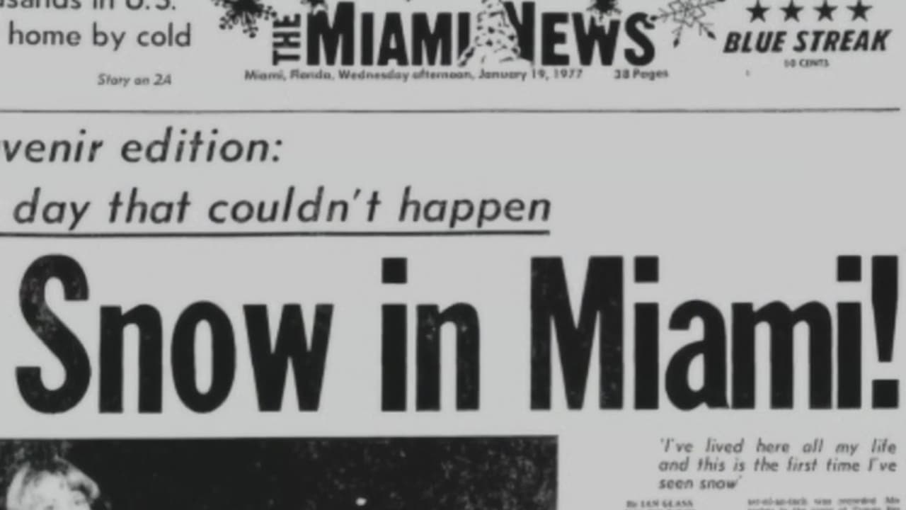 Se cumplen 44 años de la primera y única vez que cayó nieve en Miami 