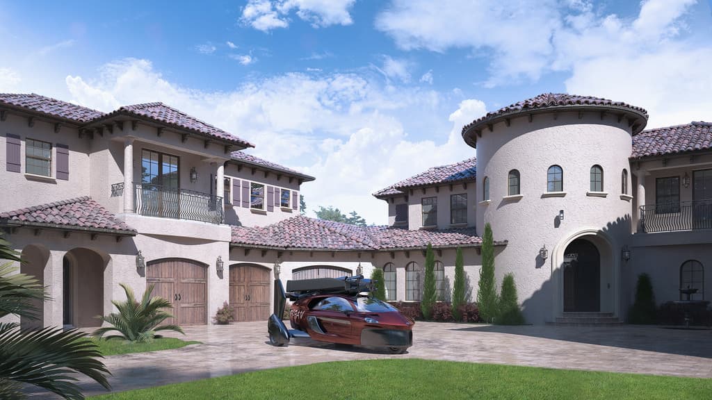 El PAL-V Liberty no es tan caro como un helicóptero. 
<b>No necesitarás un hangar para guardarlo,</b> prácticamente podrád dejarlo afuera de tu casa.