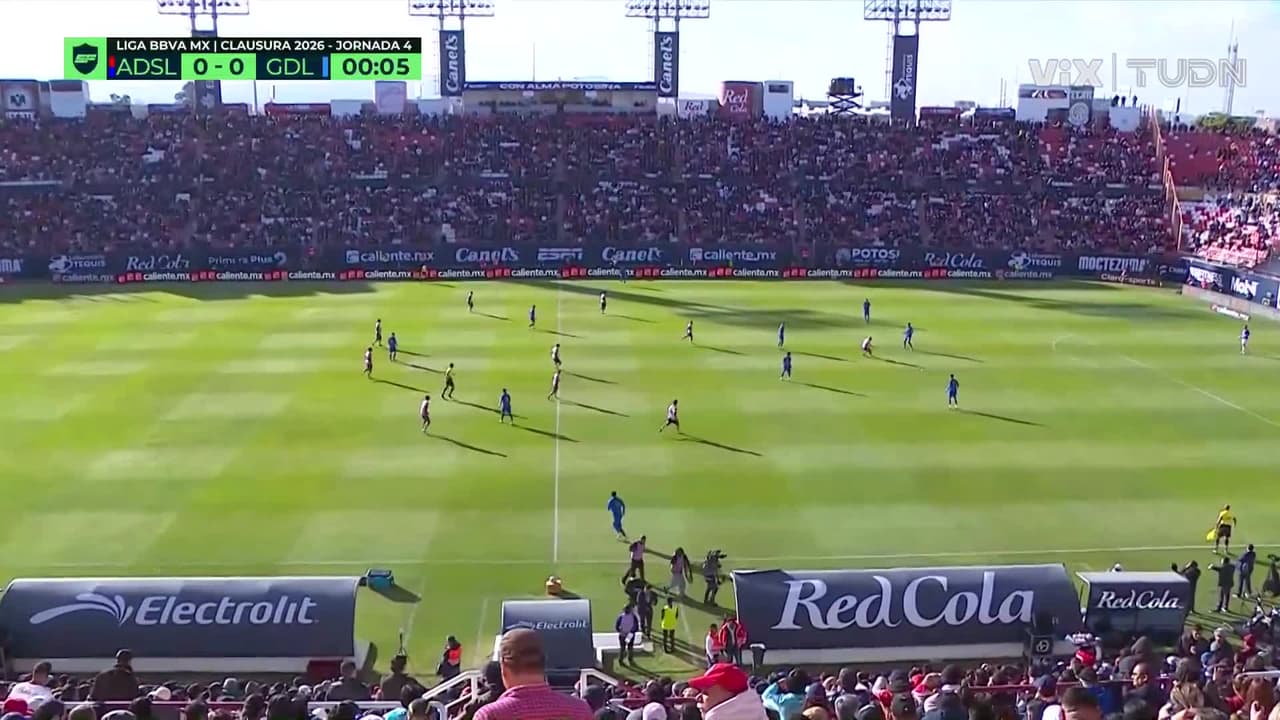 ¡Inicia la transmisión! Atlético San Luis vs Guadalajara, en directo aquí