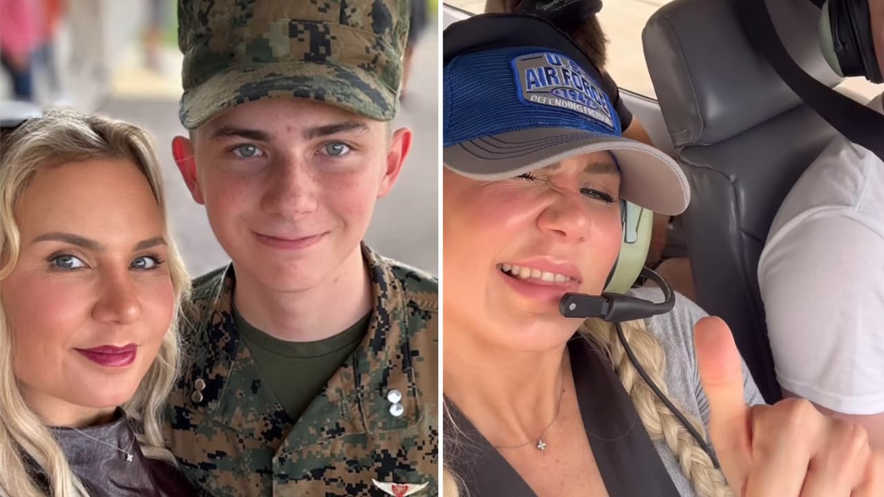 Michelle Vieth se queda "sin palabras" en pleno vuelo pilotado por su hijo de 19 años: ya es cadete
