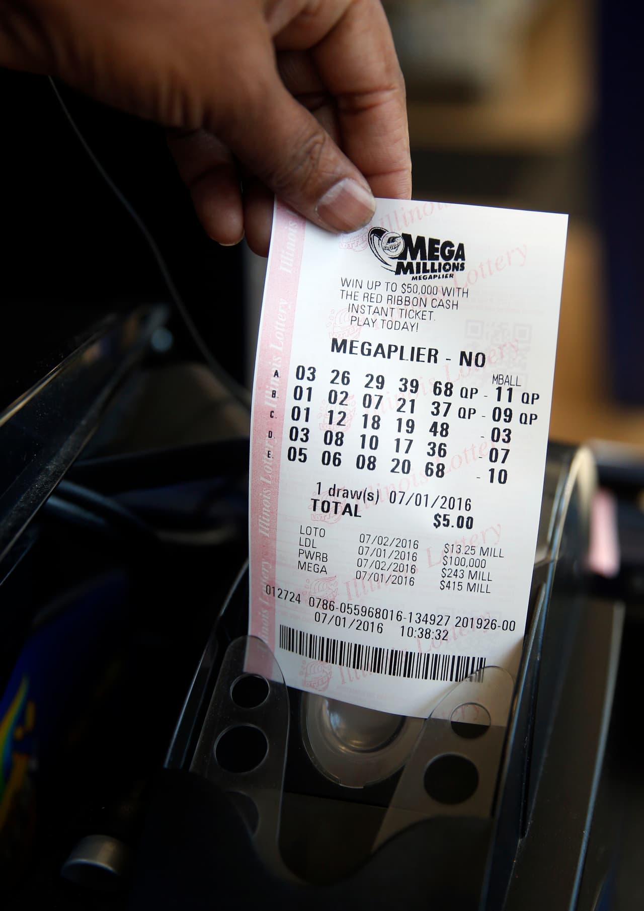 <h2 class="cms-H2-H2"><b>10: </b>$543 millones</h2>
<br>El boleto se compró en California, durante el sorteo del 24 de julio de 2018