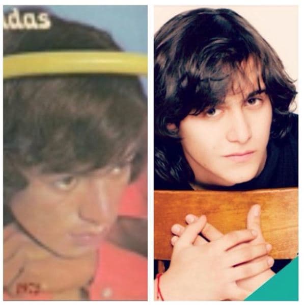 Como se puede ver en las imágenes, Julián es el que más parecido guarda con su famoso padre.