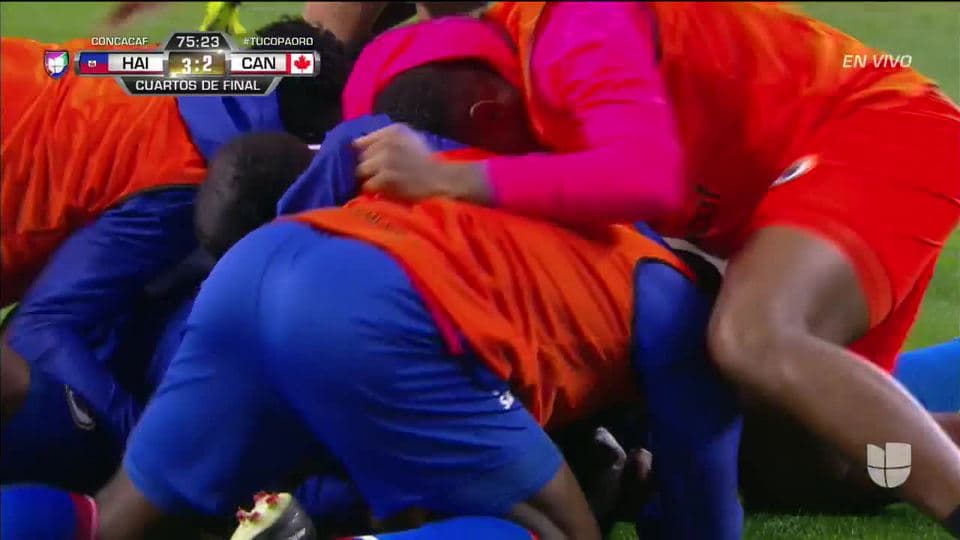 ¡GOOOL! Wilde-Donald Guerrier anota para Haiti
