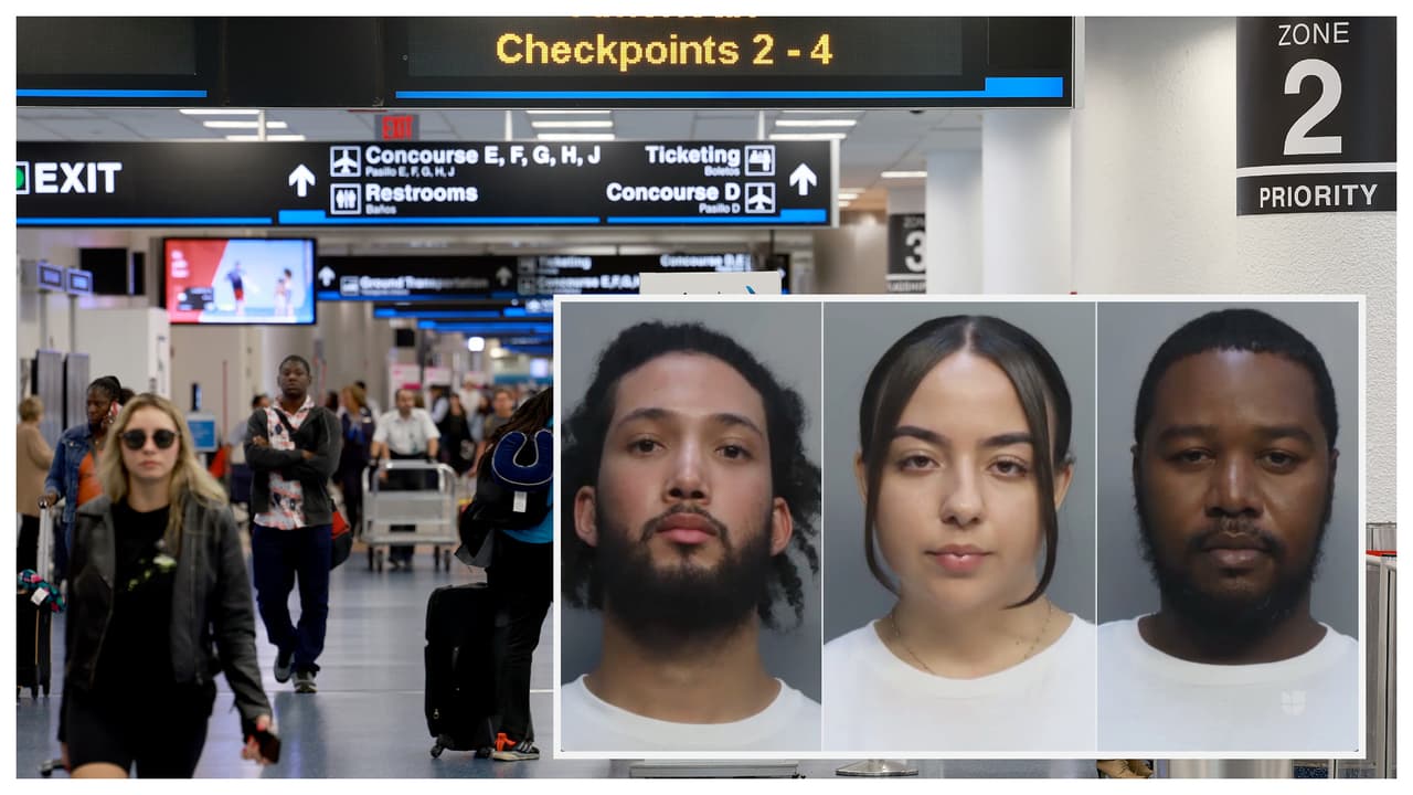 Arrestan a oficiales del TSA acusados de  robar dinero a pasajeros en el aeropuerto de Miami