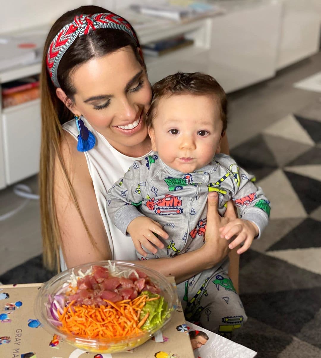 En la colección de fotos bellas, baby Diego, hijo de Andrea Chediak, no puede faltar.