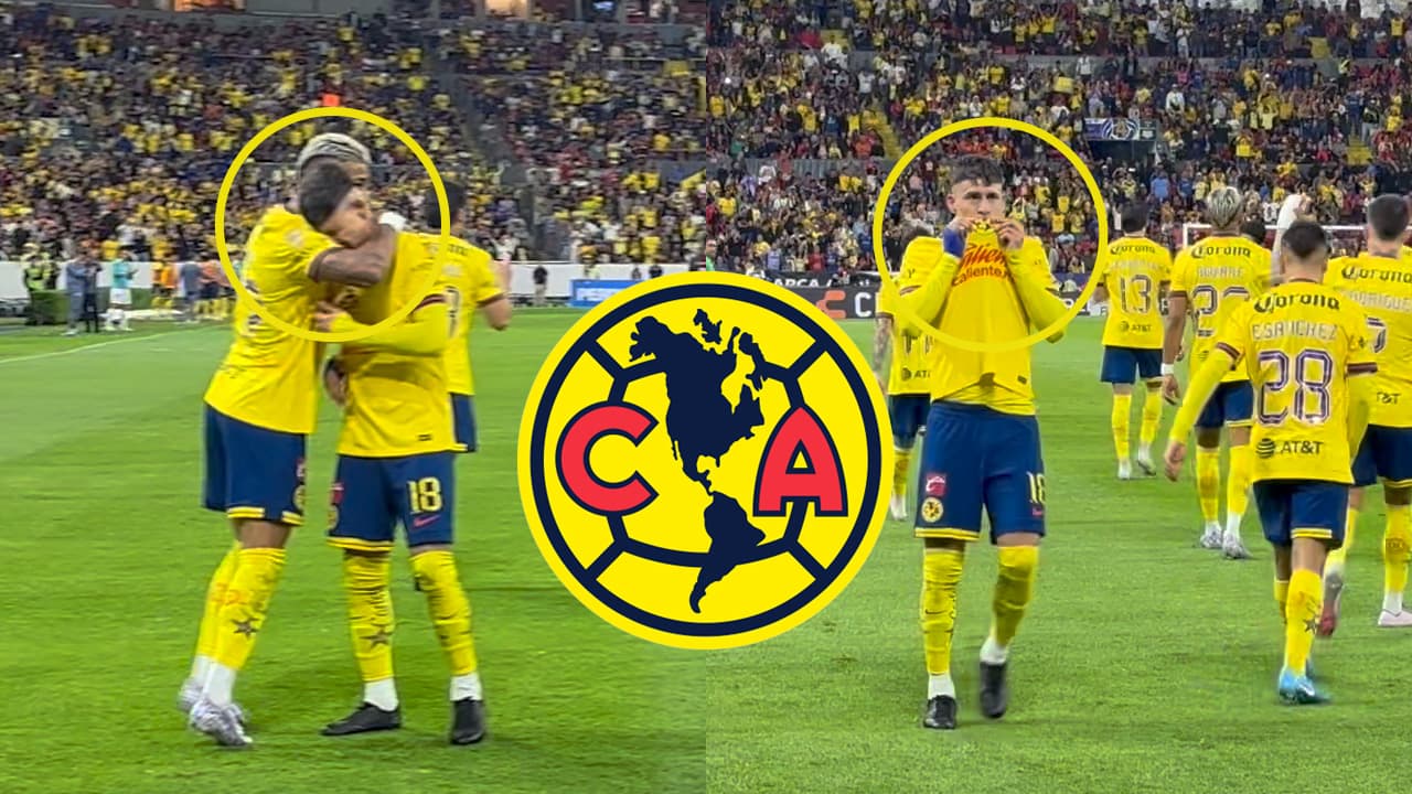 El emotivo festejo en el gol de Chicote que lo lleva al borde del llanto