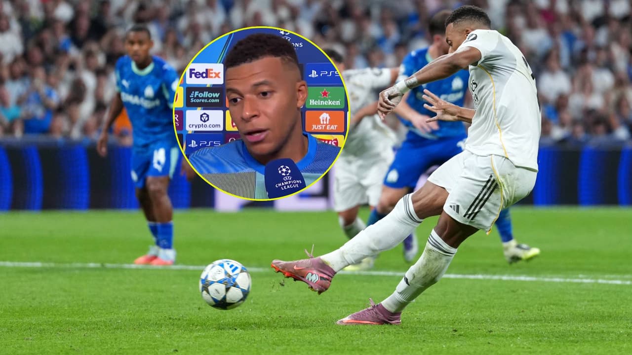 Mbappé sorprende con declaración sobre penal a favor del Madrid