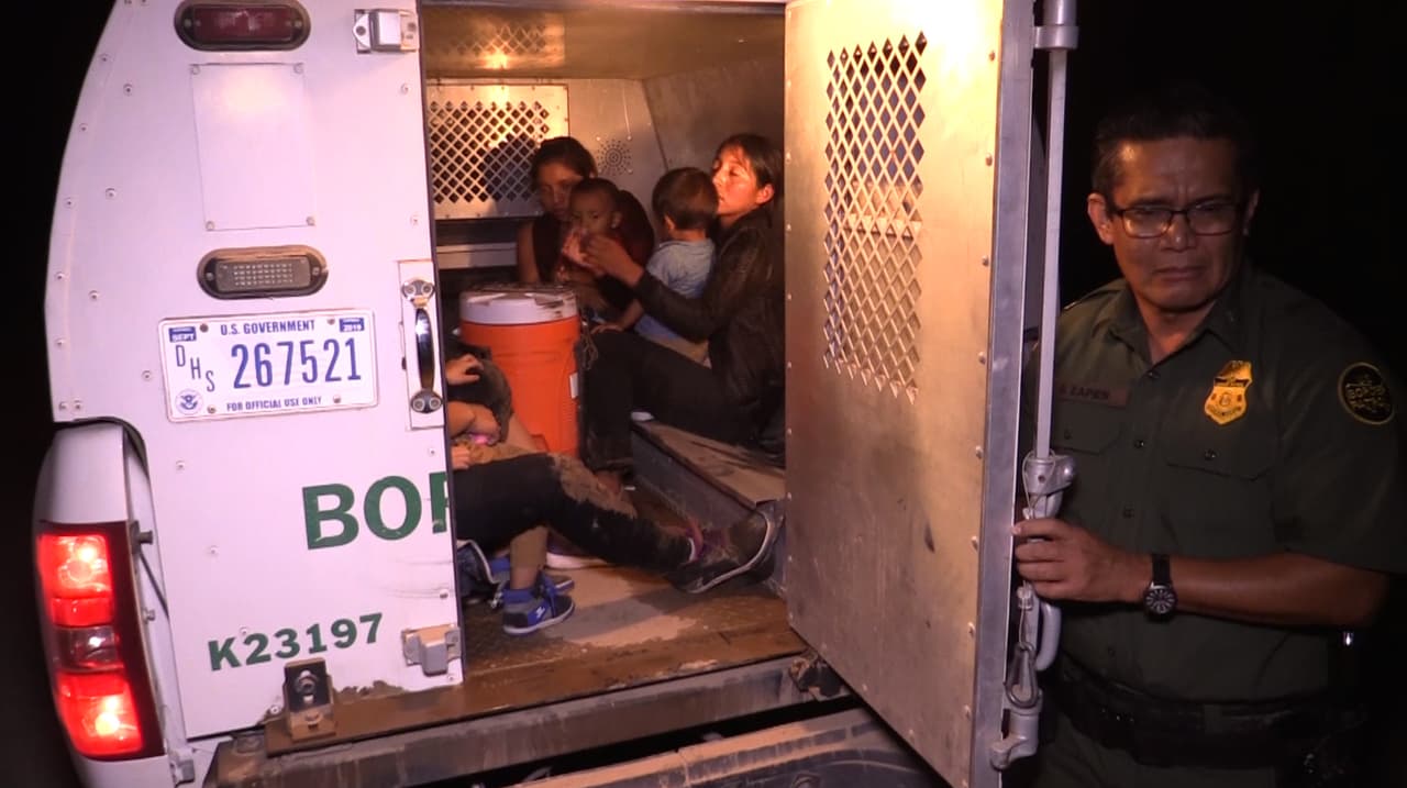 En este grupo todas eran madres con sus hijos, originarios de Guatemala.