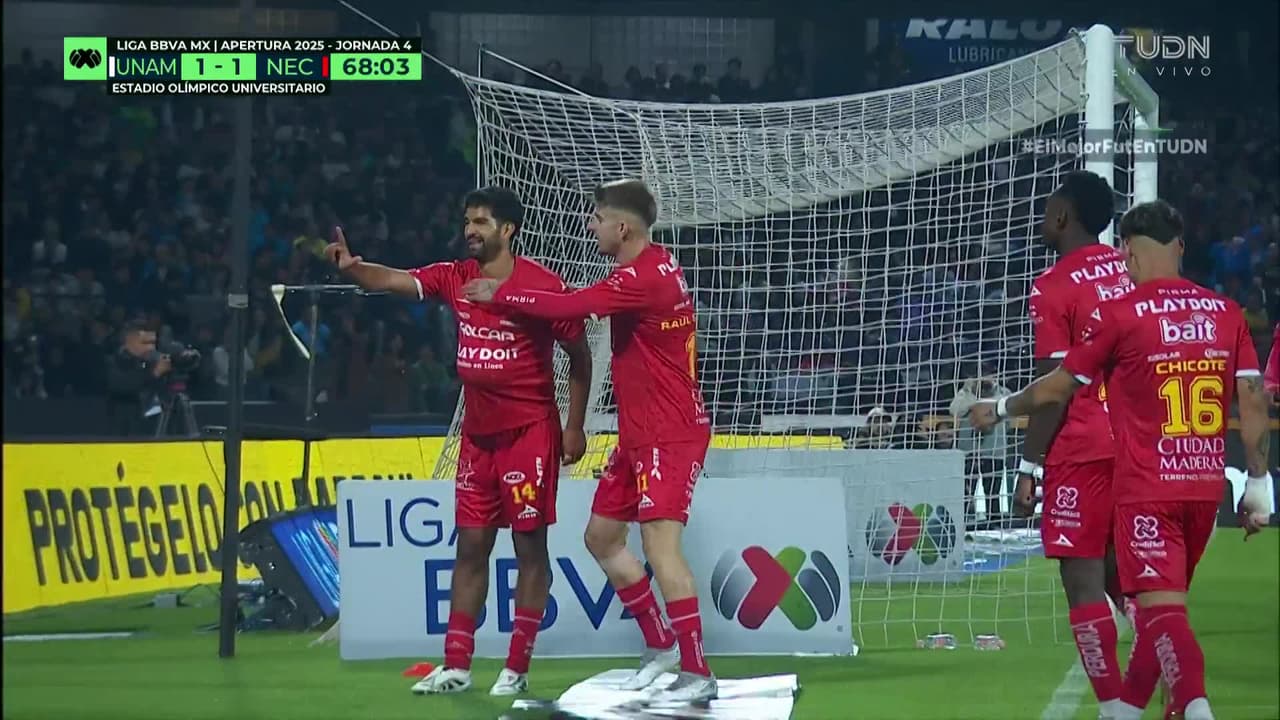 ¡Golazo de Necaxa! Keylor Navas recibe su primer gol en C.U.