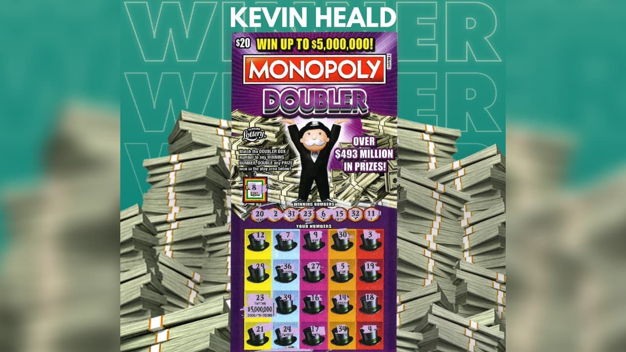 Hombre gasta $5 y gana $5 millones con un raspadito de la lotería