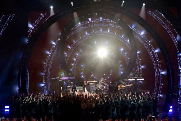 La ceremonia se llevó a cabo en el auditorio Shrine.