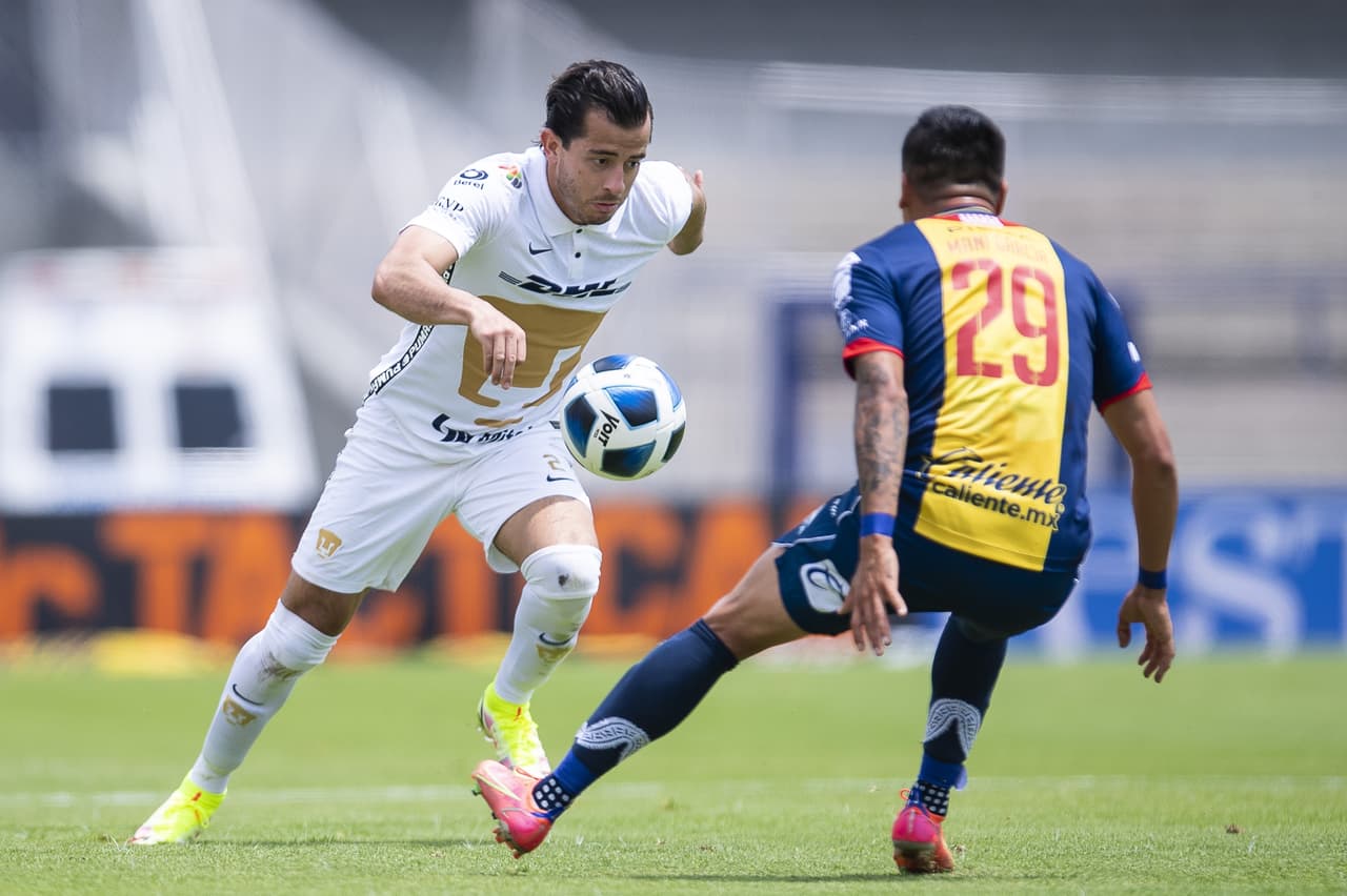 Andres Vombergar, Germán Berterame y Unai Bilbao son los encargados de darle el triunfo al Atlético San Luis 1-3 sobre Pumas.