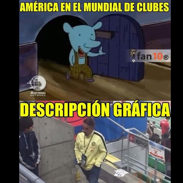 Memes del América en el Mundial de Clubes