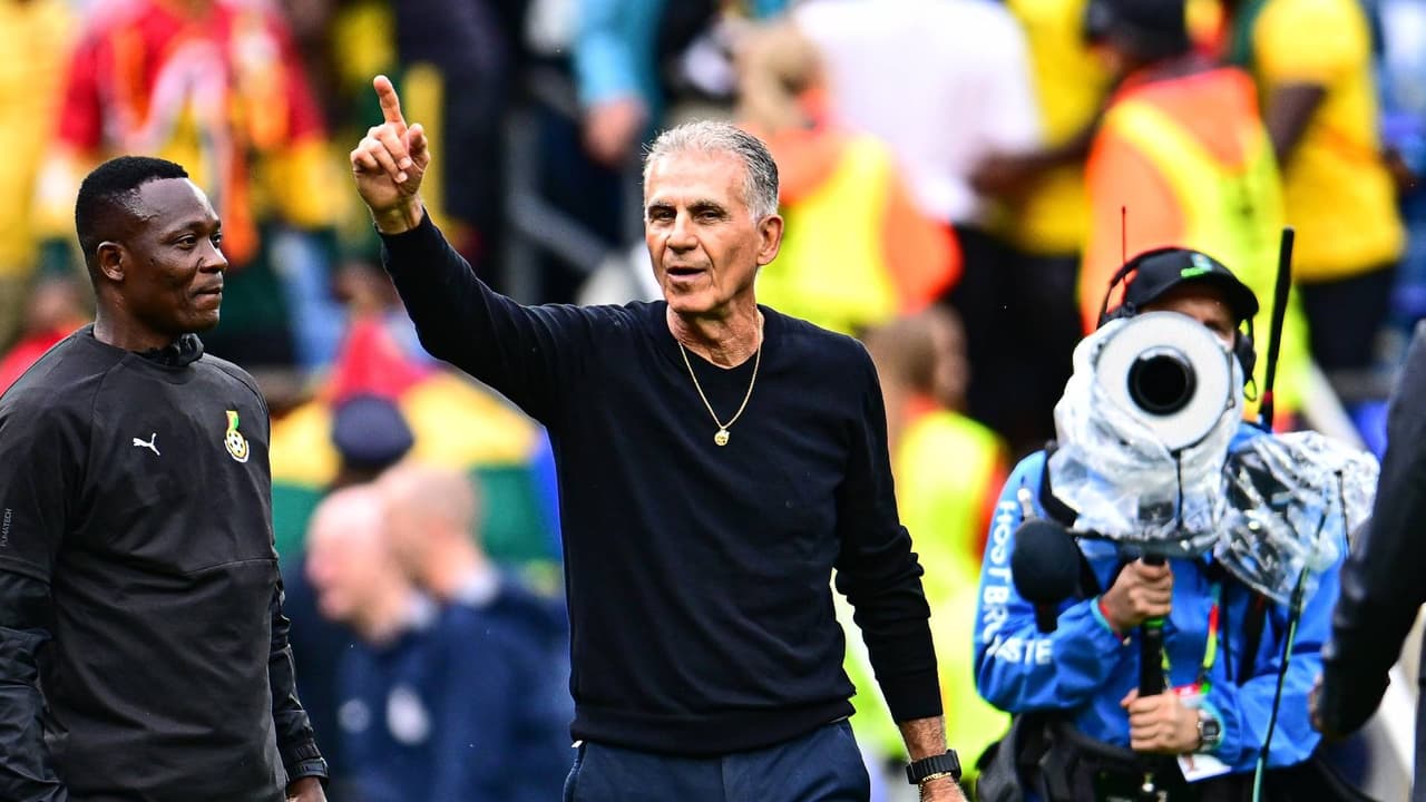 Carlos Queiroz, DT de Ghana, piensa que fue perjudicado por el arbitraje contra Inglaterra