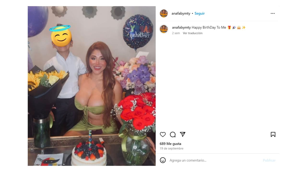 La influencer había celebrado su cumpleaños junto a su hijo tan solo días atrás.