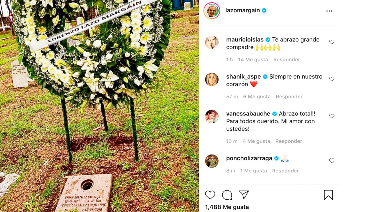 Así recordó Lorenzo Lazo a la fallecida Edith González