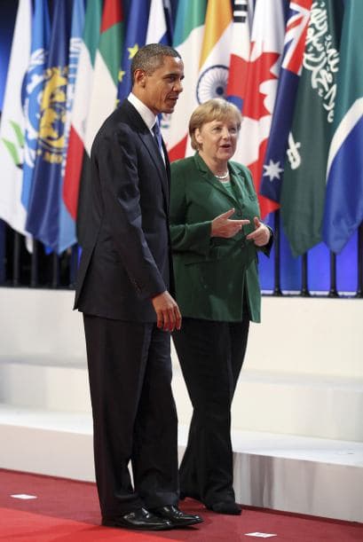 "Lo que cuentan son los actos", recordó la jefa del gobierno alemán, Angela Merkel, a la prensa congregada en la Cumbre del G20.