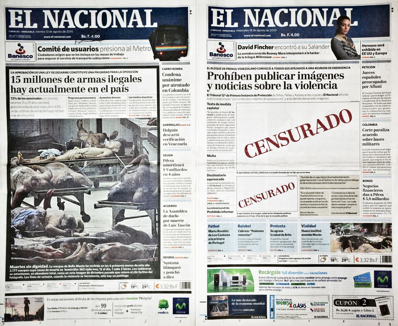 John Otis: El último crítico de pie: El Nacional desafía obstáculos para seguir publicando