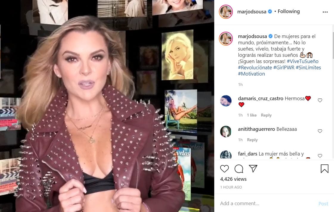 Además de su lanzamiento de temas, prepara otro proyecto, aunque no ha dado mayores detalles. "De mujeres para el mundo, próximamente… No lo sueñes, vívelo, trabaja fuerte y lograrás realizar tus sueños 💪🏻🙌🏻 ¡Siguen las sorpresas! #ViveTuSueño #Revoluciónate #GirlPWR #SinLímites #Motivation", escribió la tarde de este 18 de agosto en Instagram.