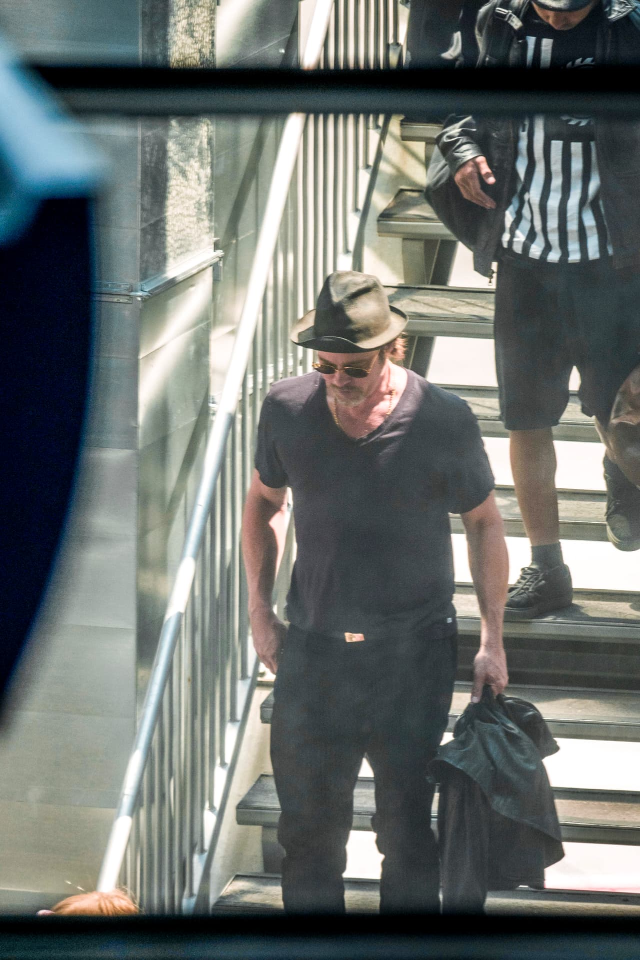 Todos los hijos de Brad y Angelina los acompañaron.