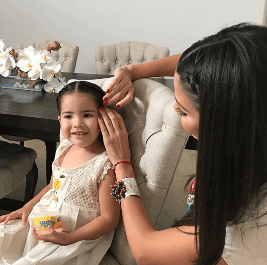 Ana Patricia está concentrada en su trabajo y en llenar de amor y cuidados a Giulietta.