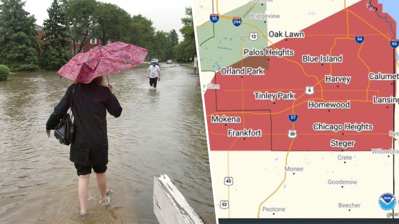 ¡Atención! Se esperan más tormentas eléctricas y posibles inundaciones en Chicago este martes