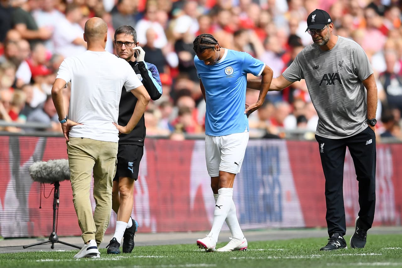 Guardiola confirma que Leroy Sané estará sin jugar 6 o 7 meses