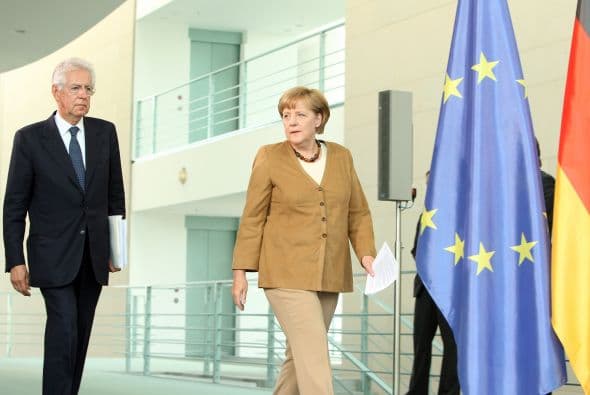 La cita en la cancillería federal con Monti completa una serie muy densa de encuentros en Berlín, con el mismo fin de empujar el acelerador para la solución de la crisis.