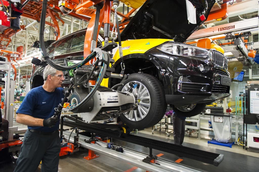 BMW Manufacturing employs 8,000 people at its 1,150-acre, 5-million-square-foot Spartanburg plant in South Carolina. To date, BMW says it has invested over $7 billion in its South Carolina operations.