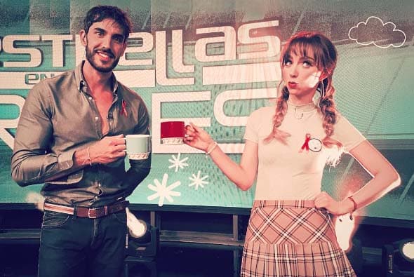 Los millennials favoritos de la televisión. Pedro y Natalia son los mejores compañeros.