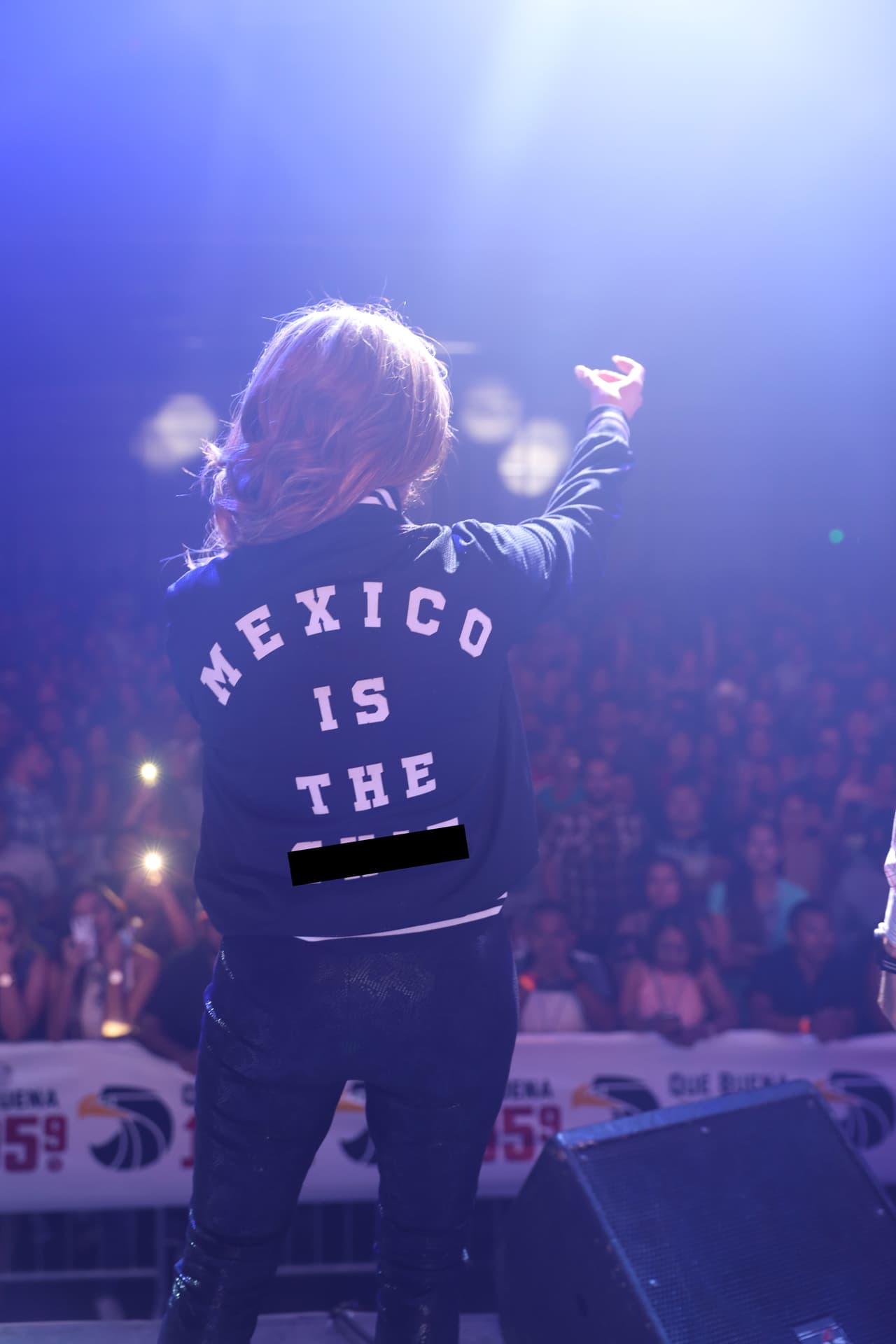 <b>La Bronca</b> llamó la atención con esta chamara que decía: 'Mexico es chingón'.