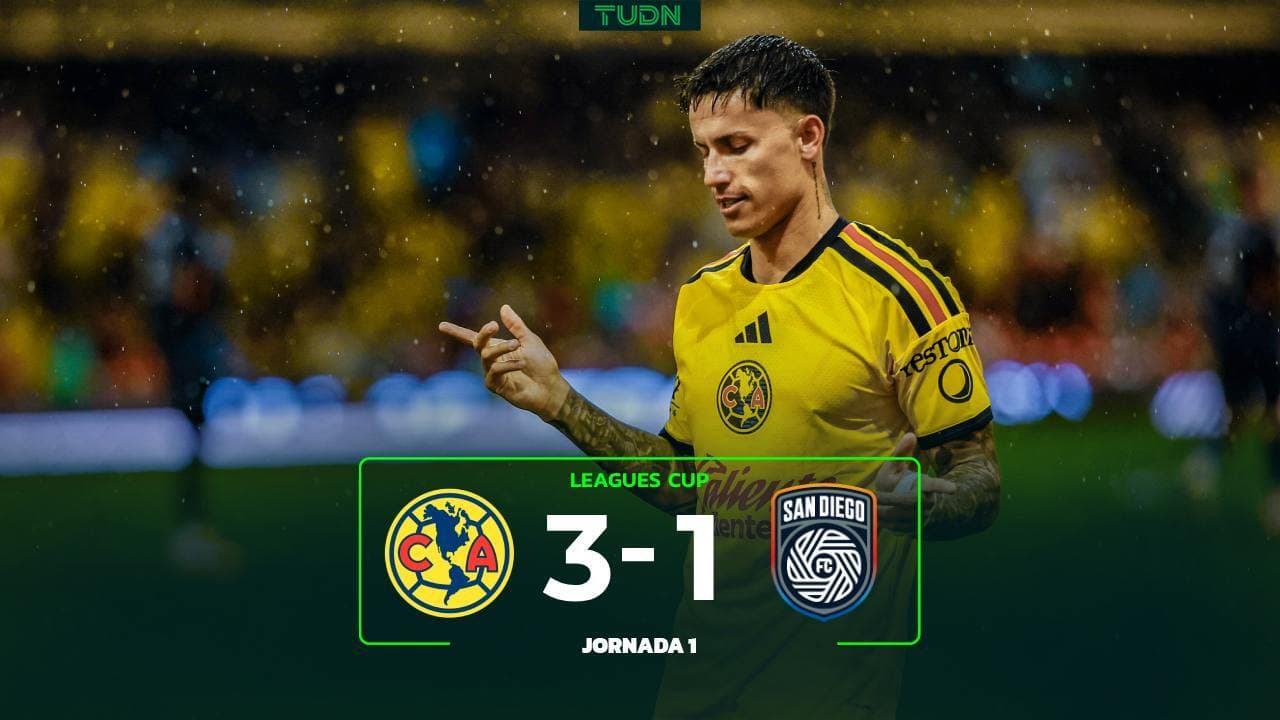América derrota a San Diego en su presentación en la Leagues Cup