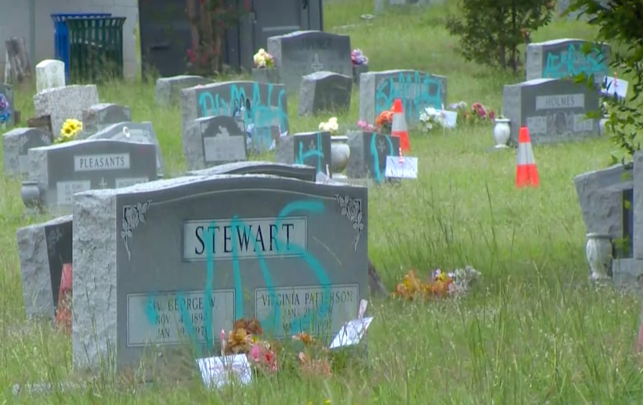 Vandalizan histórico cementerio de la comunidad afroamericana en Austin