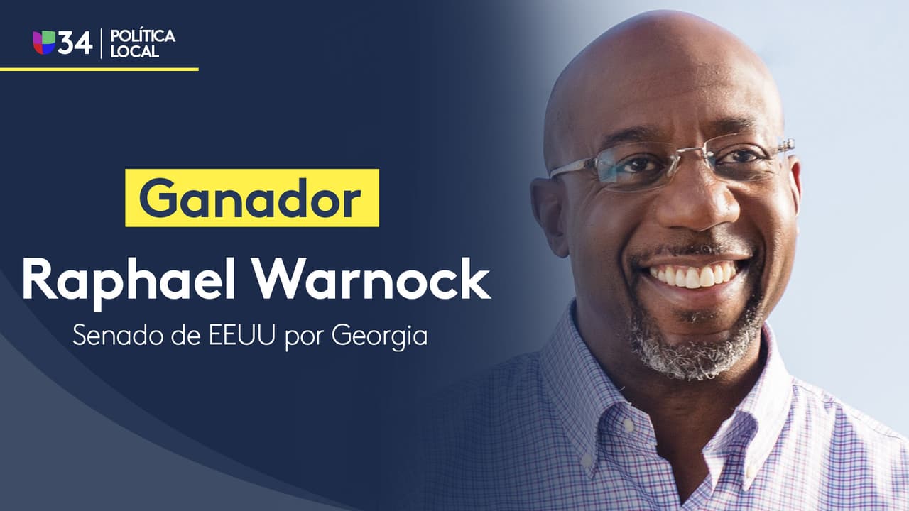 Raphael Warnock asegura un término completo en el Senado tras ganar la elección de segunda vuelta, pronostica AP