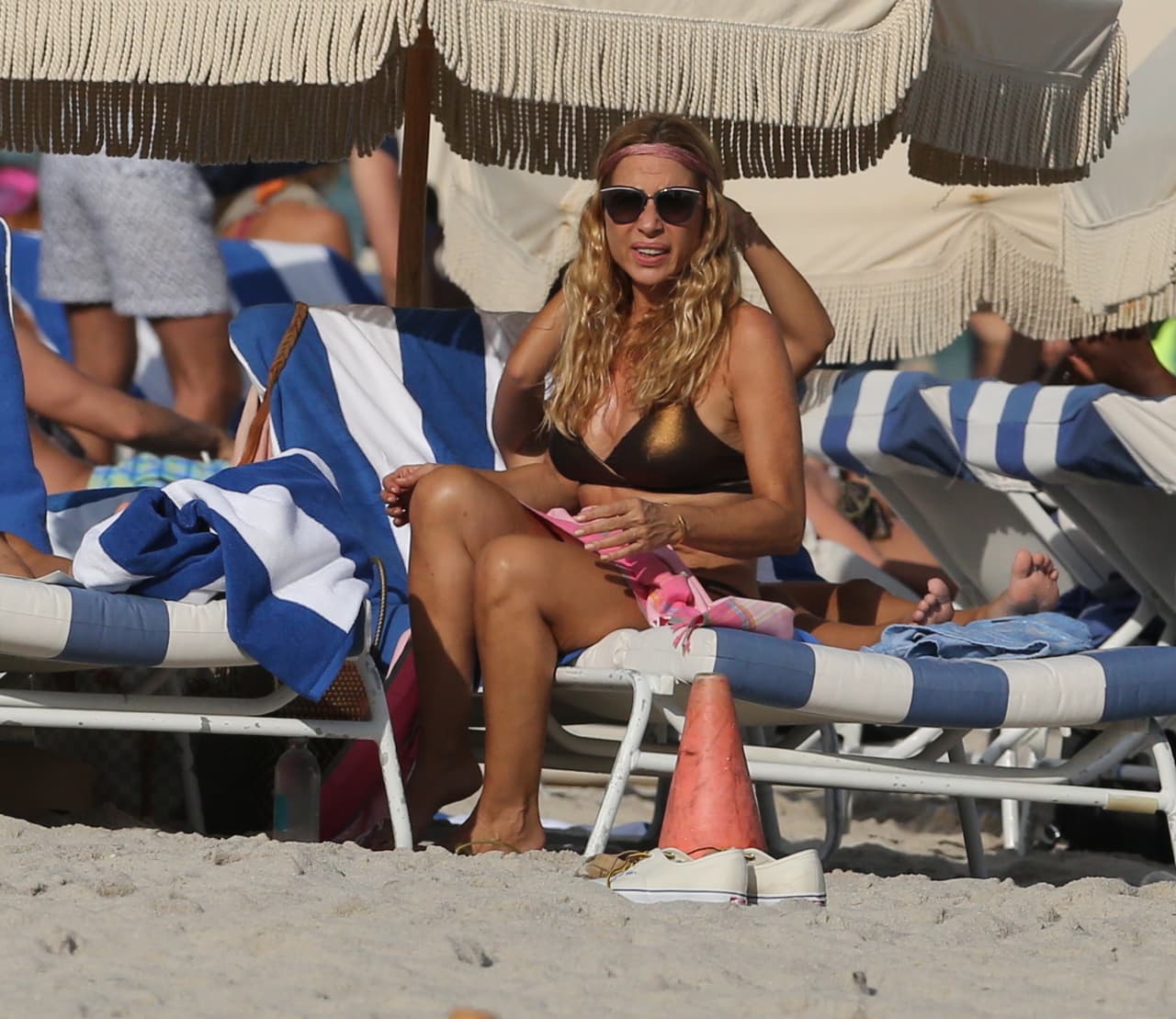 Aunque la presencia del fotógrafo la incomodó un poquito...